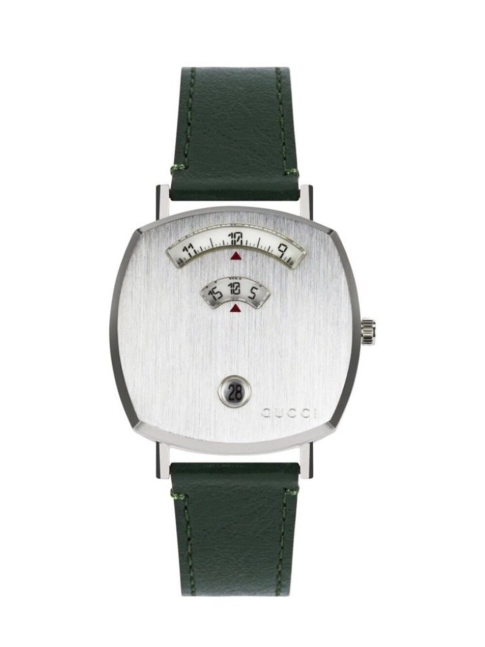 NEW Gucci Womens Green Stainless Steel 35mm Strap Fashion Watch YA157406